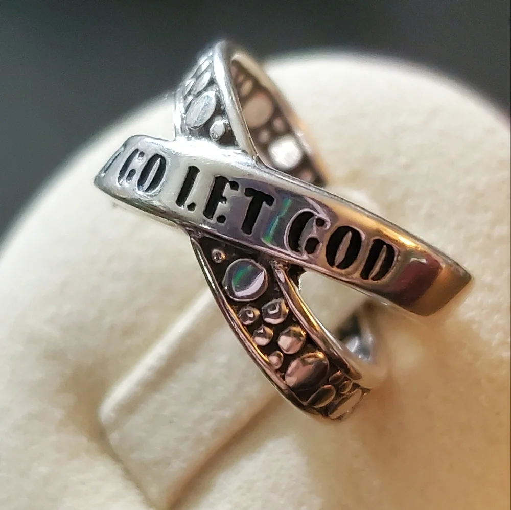 925 Sterling Silver Serenity‎ Ring